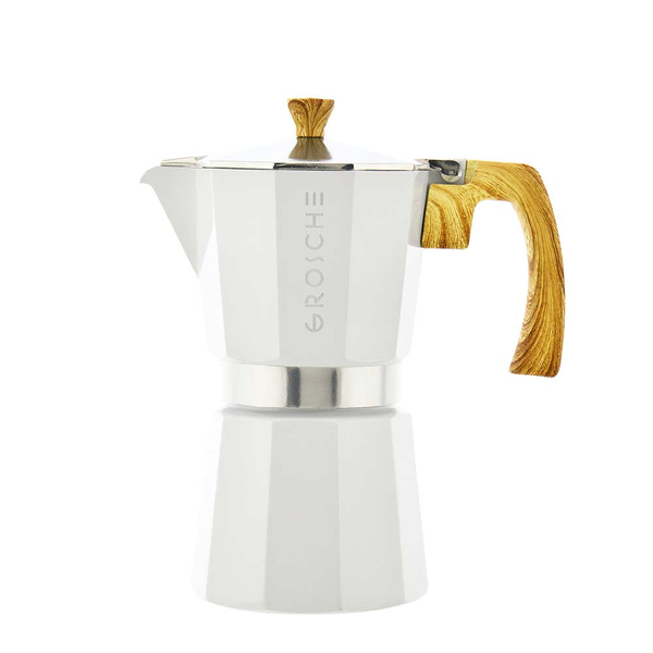 Cafetera Moka Grosche Milano Blanca